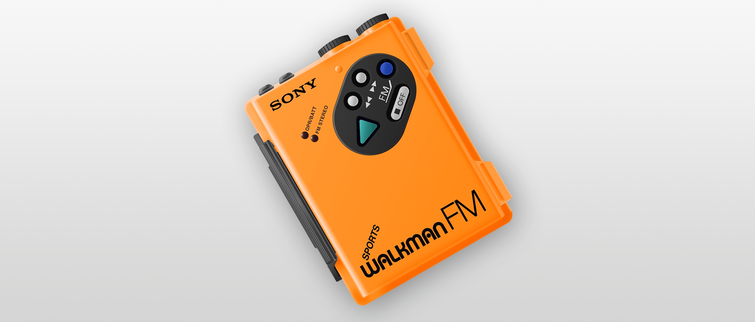 Image of a Sony Walkman illustration in Sketch by Tiago.